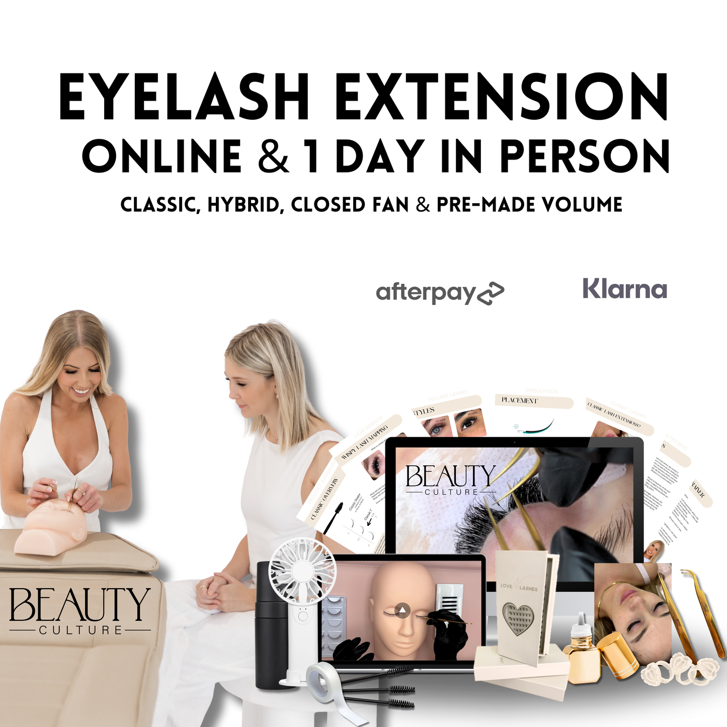 Online Eyelash Extension Course + 1 Day In-Person Training - So-Phine Lashes